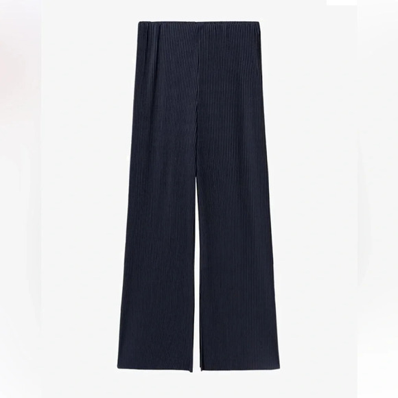 New! MNG eleni plisse trousers pants nwt 30265 - Picture 4 of 14
